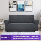 ZNSAYOTX Super Stretch Couch Cover Universal Sofa Covers - Image 5