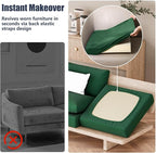 8Pcs Stretch Patio Cushion Covers, Outdoor Couch & Sofa Replacement Slipcovers - Image 5