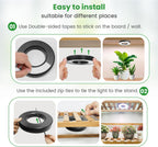 3.5" Grow Lights for Indoor Plants,Full Spectrum Plant Light 5V/3A
