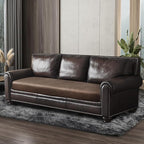 Leather Look Couch Cushion Covers Sofa Seat Slipcovers Sets Couches Furniture - Image 8