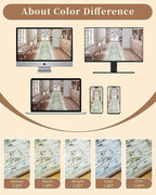 Madane Runner Rug 2x8, Washable Hallway Runner Rugs, Non-Slip Low-Pile Soft - Image 9