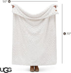 UGG Adalee Faux Fur Throw Blanket - Image 8