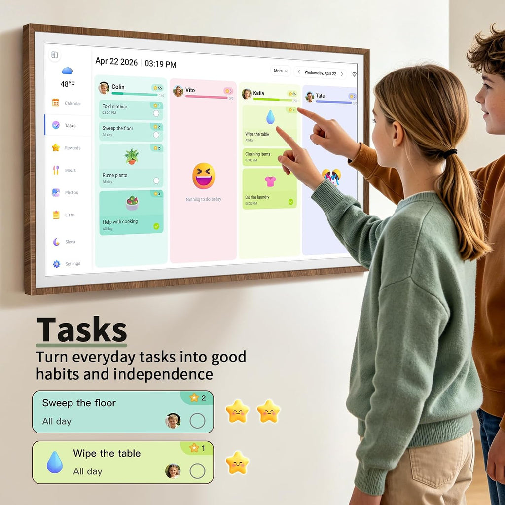 32"Digital Calendar Smart Calendar Electronic Calendar for Wall
