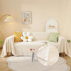HANDONTIME Beige Sofa Covers Couch Covers by HANDONTIME