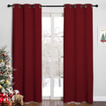 NICETOWN Home Decorations Thermal Insulated Solid Grommet Top Blackout Living by NICETOWN