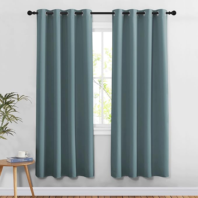 NICETOWN Greyish Blue Doorway Curtains by NICETOWN