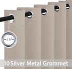 Yakamok Curtain, Wide Thermal Blackout Panel, Sliding Door, 70 x 84, 1 Panel - Image 3