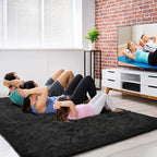 Amearea Shag Fluffy Area Rug for Bedroom Girls Living Room, Extra Soft and - Image 6