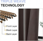 Simplebrand Chocolate Blackout Curtains - Image 5
