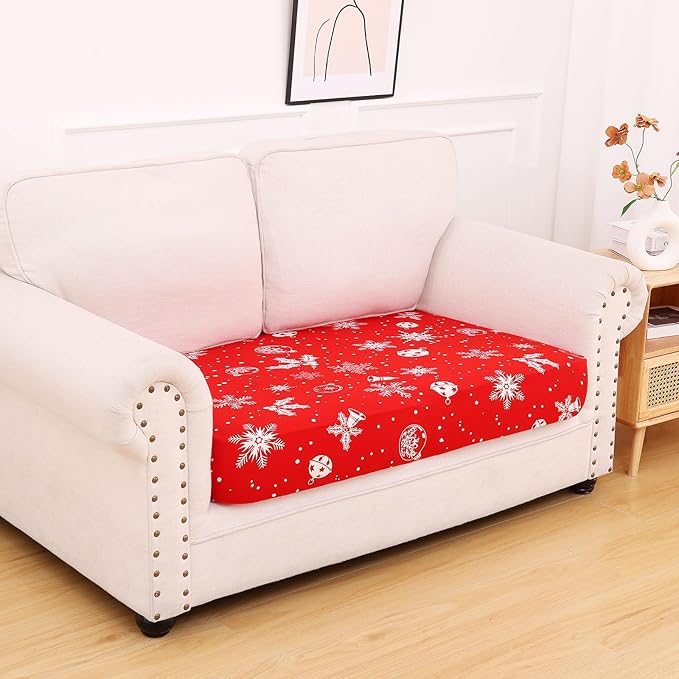 hyha Printed Couch Cushion Covers, Floral Sofa Covers Washable - Image 7