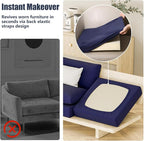 8Pcs Stretch Patio Cushion Covers, Outdoor Couch & Sofa Replacement Slipcovers - Image 5