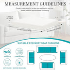 14Pcs Stretch Patio Cushion Covers, Outdoor Couch Covers Replacement, Outdoor - Image 2