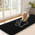 OLANLY Dog Door Mat for Muddy Paws 59x20, Paw Print Design, Absorbs Moisture by OLANLY