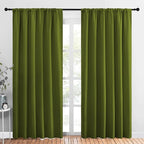 NICETOWN 2 Panels Blackout Curtains, Rod Pocket Thermal Insulated Drapes 84 by NICETOWN