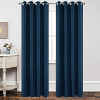 Joydeco Blackout Curtains 90 inch Long 2 Panels Set, Thermal Insulated Long by JOYDECO