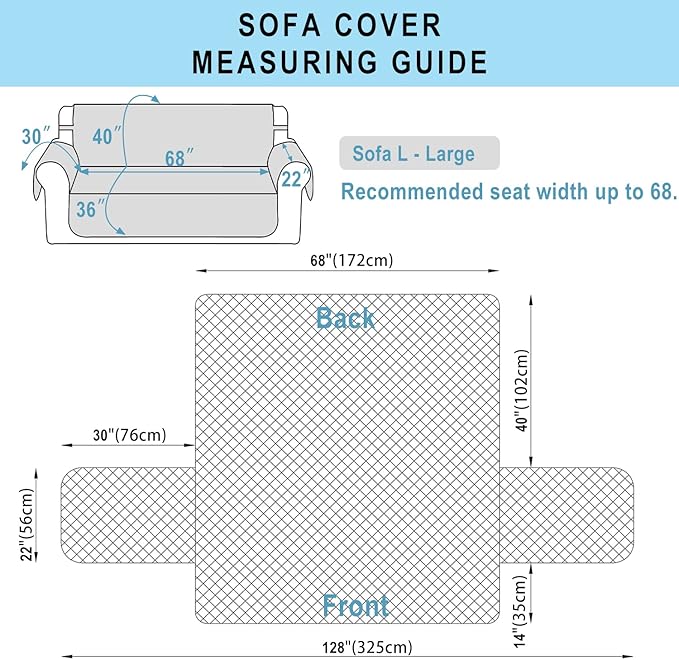 Reversible Sofa Covers Couch Cover Furniture Protector - Image 7