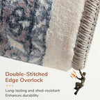 OPPODREAM Soft 8x10 Area Rugs, Washable Rugs 8x10 - Image 3