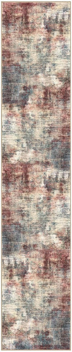 IOHOUZE Abstract Runner Rug 3x14 Ft Washable Runners - Image 9