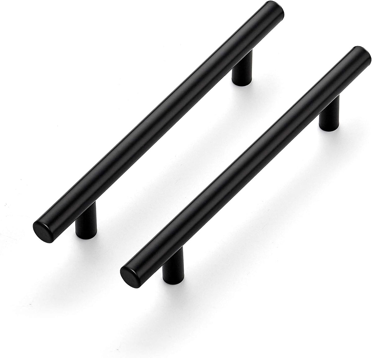Ravinte Matte Black 7.38" Length Cabinet Handles 5" Hole Center 32 Pack