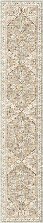 Yamaziot Washable Runner Rug, 2x10 Non-Slip Boho Vintage Hallway Rug Runner - Image 2