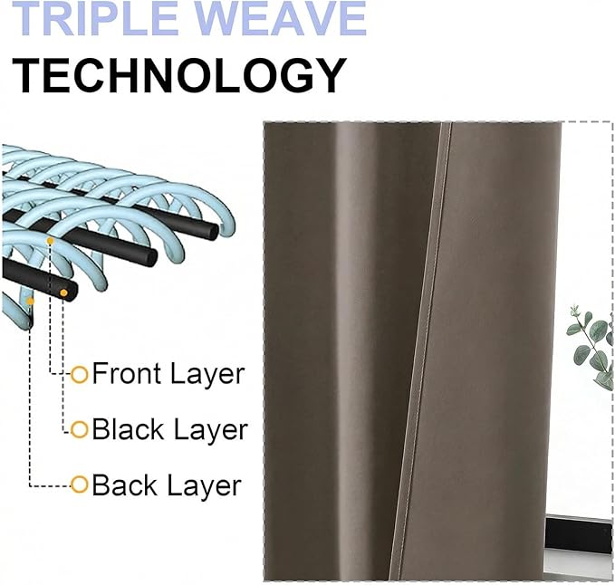 Simplebrand Blackout Extra 10ft Curtains - Image 5