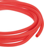 DMiotech 20ft Wire Loom Split Tubing 1/2 Inch(12.7 mm) ID Red