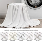 BEDELITE Fleece Blanket White Throw Blanket - Image 3