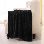 Black Fleece Throw Blanket 60”×80” - Image 5