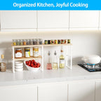 Golener Kitchen Counter Organizer, Countertop Shelf, Adjustable, Stackable