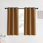 NICETOWN Window Curtains Blackout Drapes, 1 Pair, 34 by 40-inch, Thermal by NICETOWN