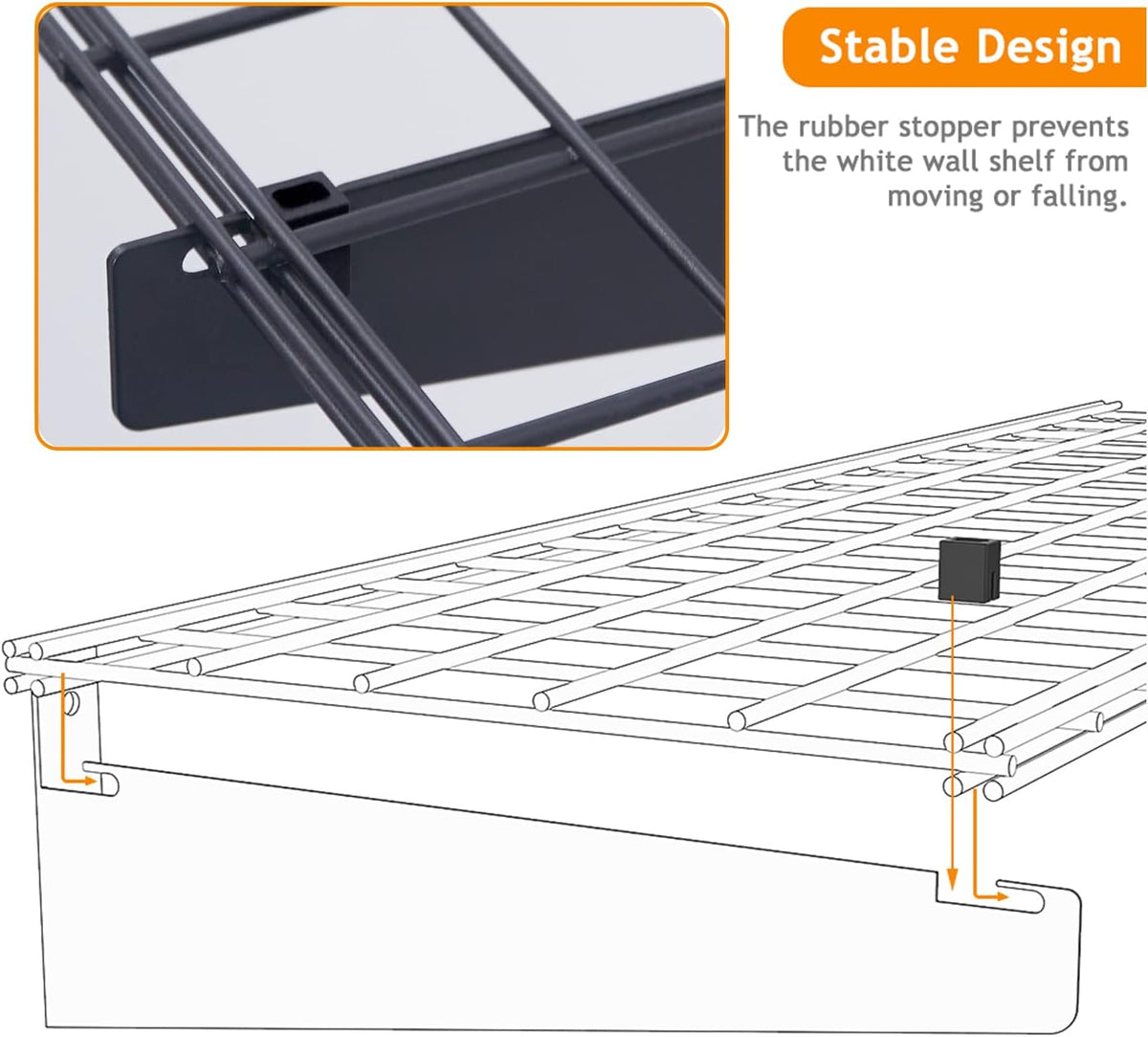 Wallmaster 15x45 Garage Wall Mount Shelves Heavy Duty Storage Shelves