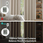 Simplebrand Ava Biscotti Beige Short Blackout Curtains - Image 5
