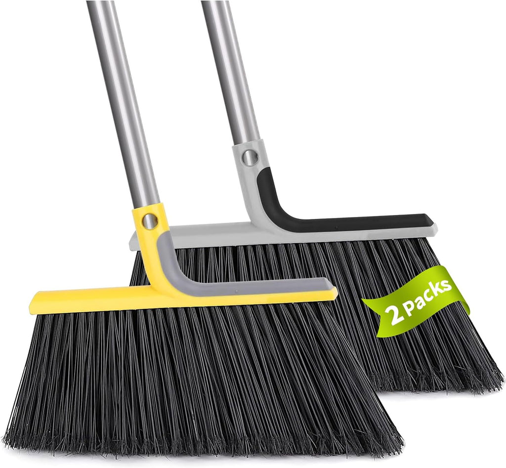 58" Heavy-Duty Commercial Broom, Outdoor Floor Cleaning Broom