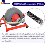 91037 IW Cable Repair Coupling 3/8-Inch Compatible with Drain Cleaning Cable (2)