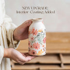 TEWEIQI Vintage Ceramic Small Vase, Farmhouse Rustic Décor, Home Decorative Vase for Your Kitchen, Bedroom, Office, Living Room, Bathroom& Shelf Centerpiece Table Decorations (Retro Creative Style S)