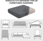 Water Repellent Sofa Cushion Slipcovers, Stretch Sofa Seat Cushion Cover - Image 8