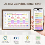10.1" Digital Calendar, Full HD Smart Display for Family Organizer