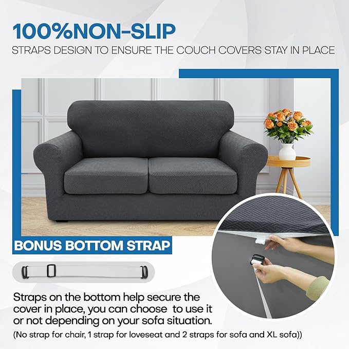 XINEAGE 2026 New 4 Pieces Couch Covers - Image 5