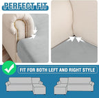 Couch Cover Stretch Velvet Sofa Cushion Cover 1-Piece - Image 7