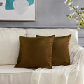 GIGIZAZA Decorative Throw Pillow Covers Set of 2, 26 x 26 Chocolate Couch by GIGIZAZAFocusingonhomedecoration