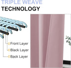 Simplebrand Ava Blush Blackout Curtains - Image 4