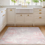 Washable Area Rugs 4'x6' Non-Slip Modern Abstract Soft - Image 4