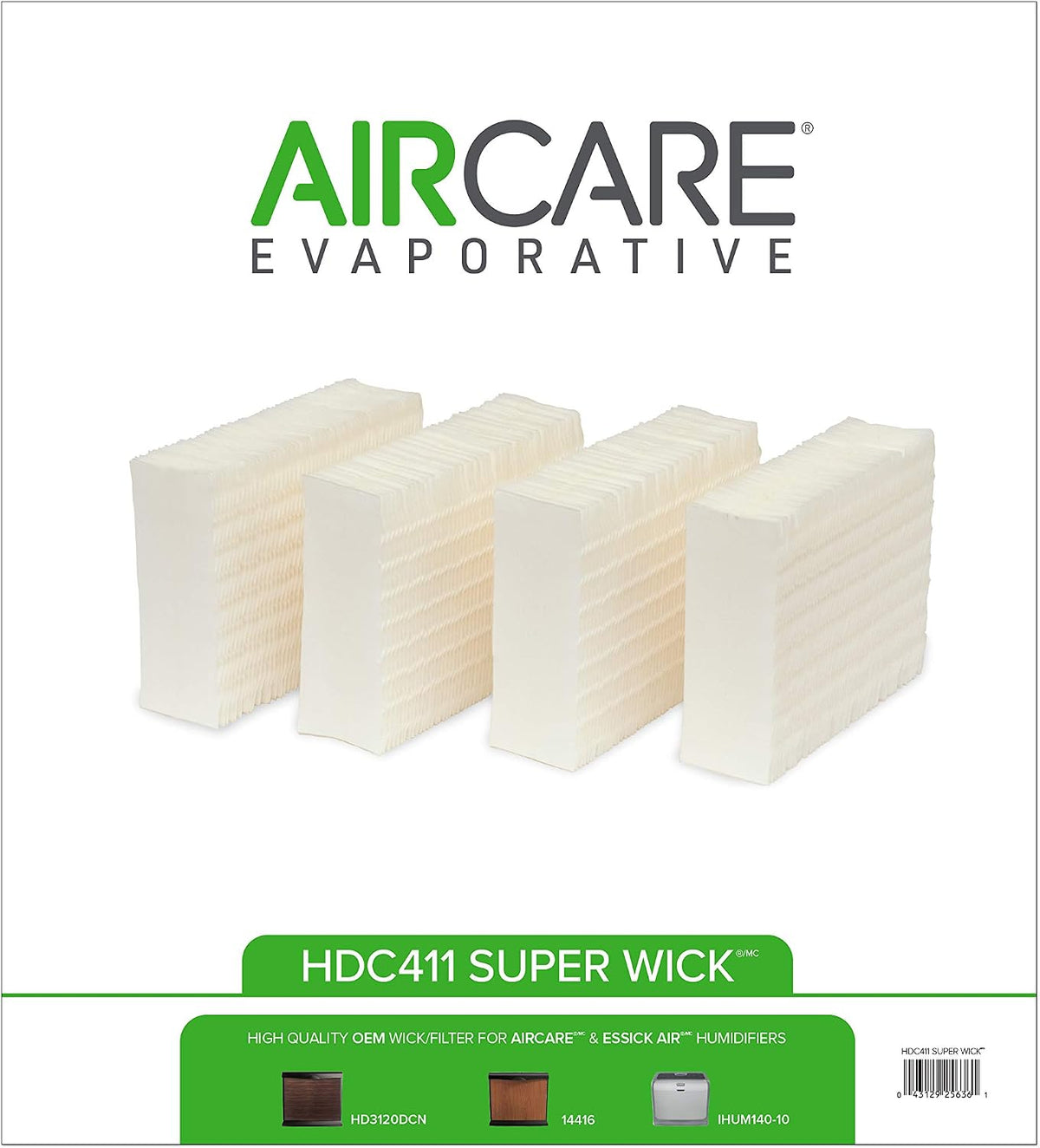 AIRCARE HDC411 Replacement Humidifier Wick, 4-Pack (1)