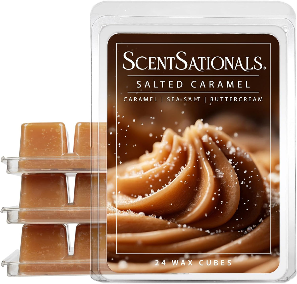 ScentSationals Salted Caramel Buttercream Scented Fall Wax Melts 10oz
