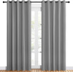 NICETOWN Bedroom Curtains Blackout Drapery Panels, Three Pass Microfiber - Image 2
