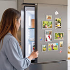6 Pack Magnetic Picture Frame for Fridge, 4x6 Inch Acrylic Photo Frame