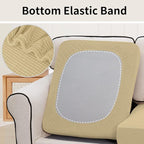 Easy-Going Stretch Individual Loveseat Couch Cushion Cover Sofa Cushion - Image 4