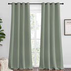 NICETOWN Sage Green Blackout Curtains Panels by NICETOWN