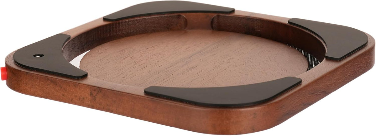 Walnut Mac mini Stand for M4 M5 M6 with Power Button Access
