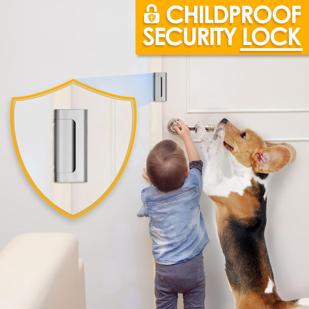 Door Reinforcement Lock Withstands 800lbs of Force Door Lock for Kid Safety